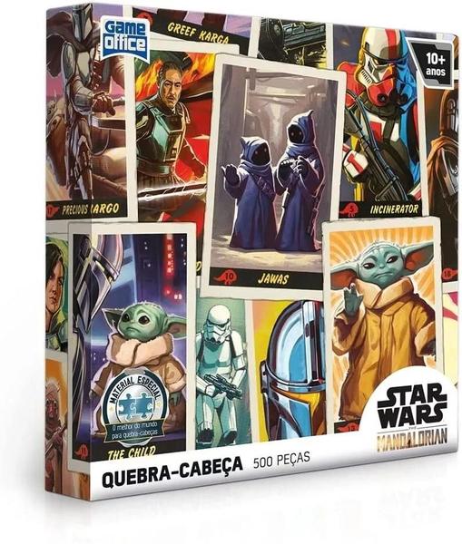 Imagem de Quebra-cabeça Star Wars Mandalorian 500 Pçs  Ediçao Especial Game Office