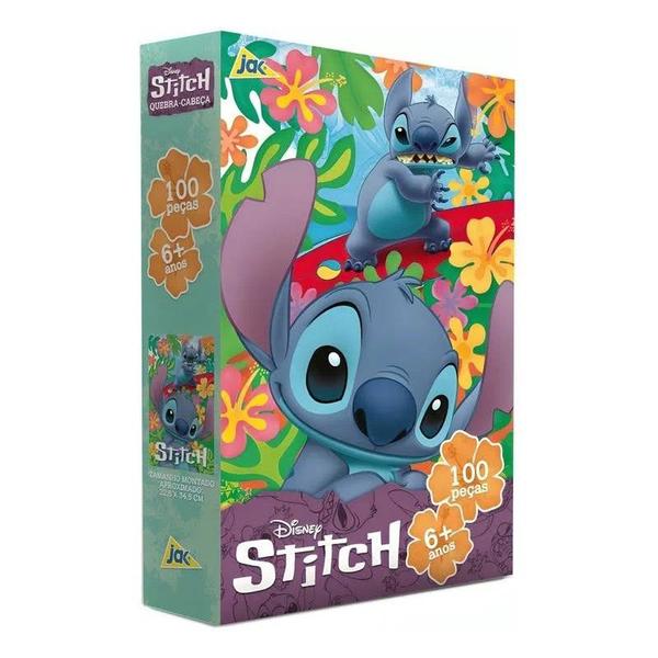 Imagem de Quebra-Cabeça - Stitch - 100 Peças - Toyster