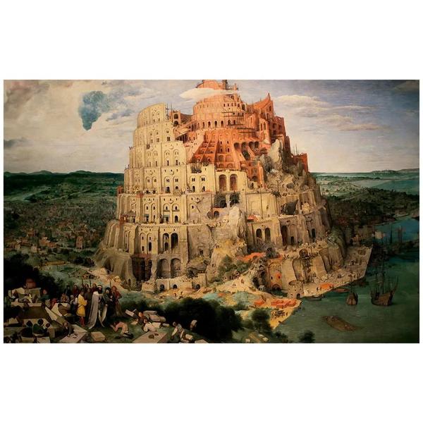 Imagem de Quebra Cabeça Torre de Babel 3000 Peças Grow