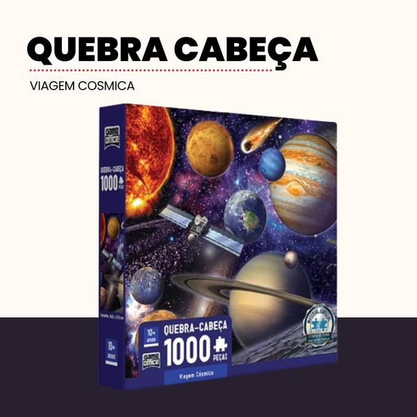 Imagem de Quebra Cabeça Viagem Cósmica 1000 Peças 2722 - Toyster