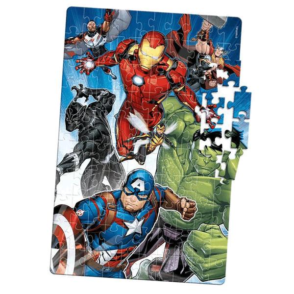 Imagem de Quebra-Cabeça Vingadores Avengers Marvel 100 Peças Toyster