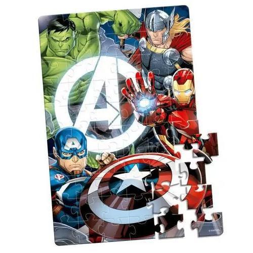 Imagem de Quebra-cabeça Vingadores Marvel 60 Peças Toyster - 8034