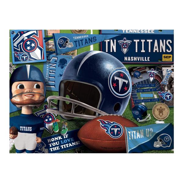 Imagem de Quebra-cabeça YouTheFan NFL Tennessee Titans Retro 500 peças