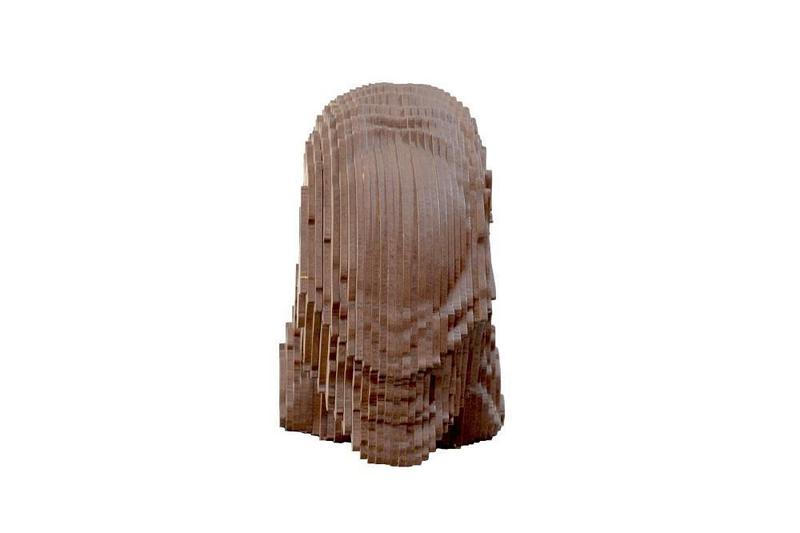 Imagem de Quebra Cabeças 3D Alien Busto Mdf 3Mm Natural - Darama