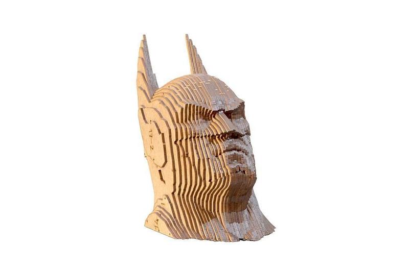 Imagem de Quebra Cabeças 3D Batman Busto Mdf 3Mm Natural - Darama