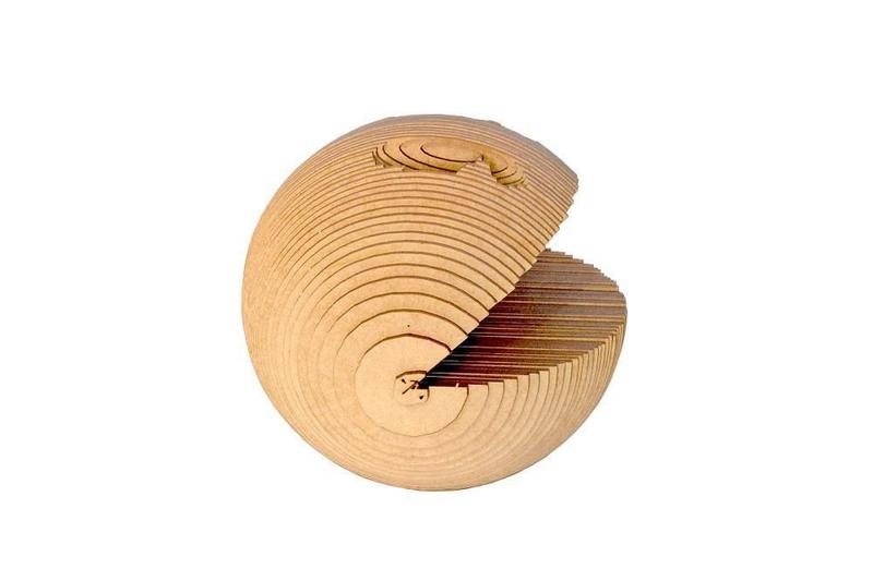 Imagem de Quebra Cabeças 3D Pacman Busto Mdf 3Mm Natural - Darama