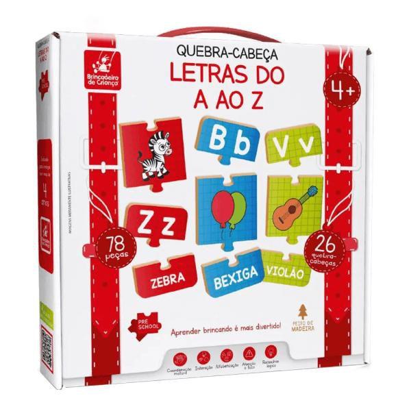 Imagem de Quebra-Cabeças Letras do A ao Z Brincadeira de Criança