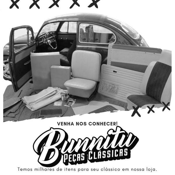 Imagem de Quebra Sol Cor Branco C/ Preto VW Fusca 1975 à 1977