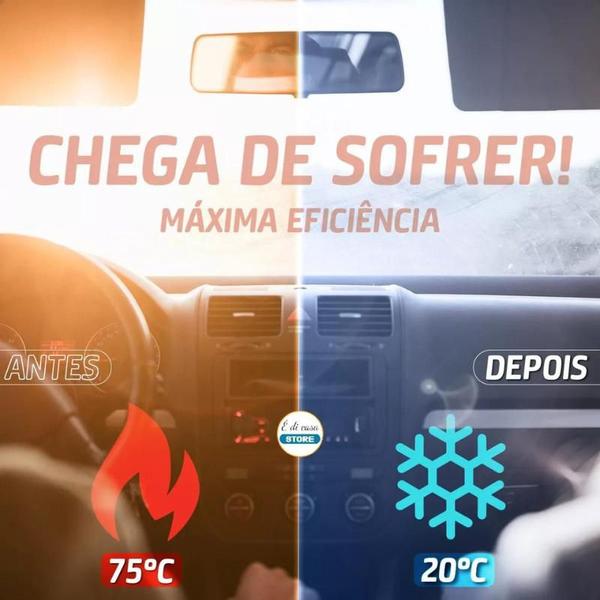 Imagem de Quebra Sol Para Brisa Carro Protetor Solar, Painel Carro Portátil, Retrátil, Proteção Térmica UV, Guarda Chuva Uv