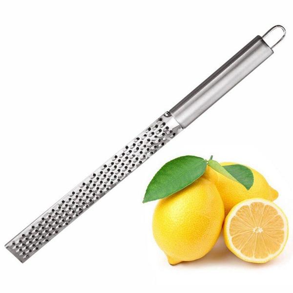 Imagem de Queijo de limão de aço inoxidável Vegetal Zester Grater Peeler Slicer Ferramenta de cozinha Gadgets Fruit Vegetable Chopper Fatiadores Manuais