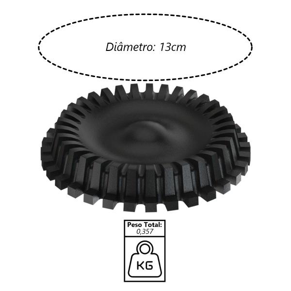 Imagem de Queimador Alta Pressão Completo Fogão Industrial N02 8,7cm