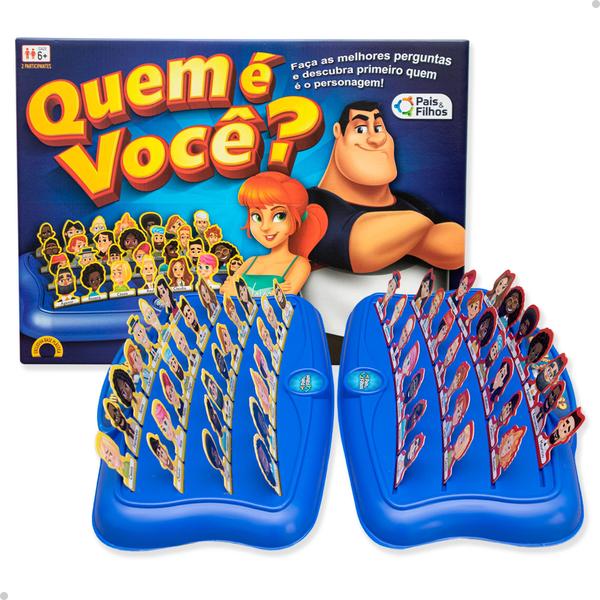 Imagem de Quem É Você Brinquedo Jogo De Tabuleiro 28 Carinhas Com Nf