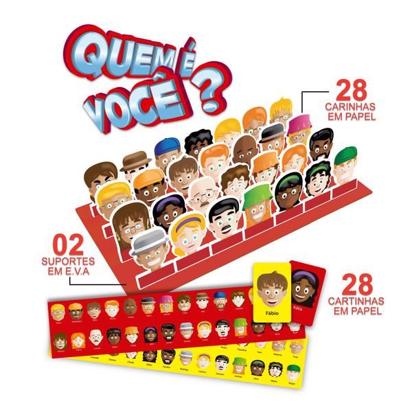 Quem é Você Jogo Infantil de Tabuleiro Interativo Pais&Filhos - Pais & Filhos Imagem de Quem é Você Jogo Infantil de Tabuleiro Interativo Pais&Filhos