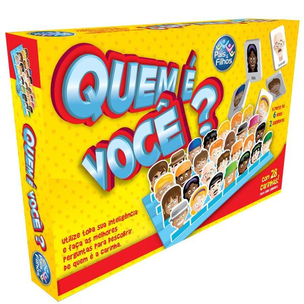 Quem é Você Jogo Infantil de Tabuleiro Interativo Pais&Filhos - Pais & Filhos Imagem de Quem é Você Jogo Infantil de Tabuleiro Interativo Pais&Filhos