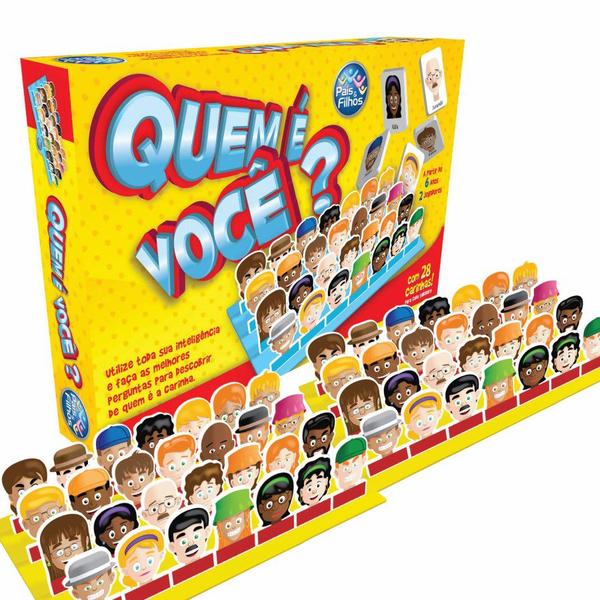 Quem é Você Jogo Infantil de Tabuleiro Interativo Pais&Filhos - Pais & Filhos Imagem de Quem é Você Jogo Infantil de Tabuleiro Interativo Pais&Filhos