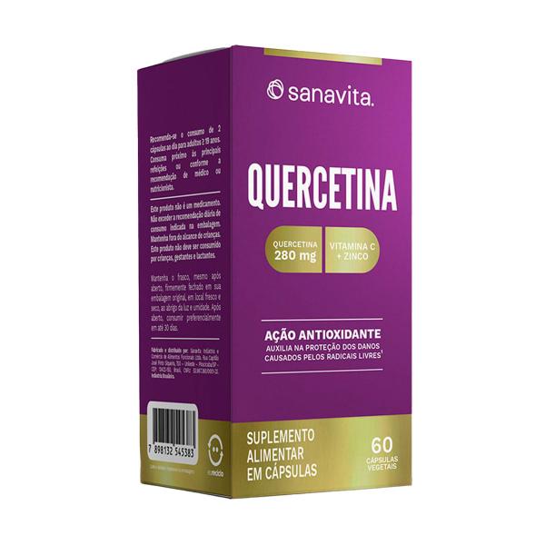 Imagem de Quercetina vitamina c + zinco 60 cáps  sanavita