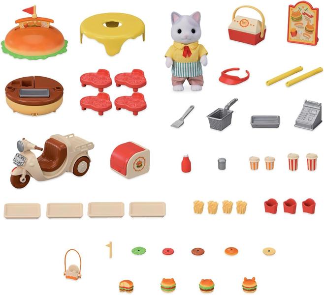 Imagem de Quiosque de hamburguer sylvanian families - epoch