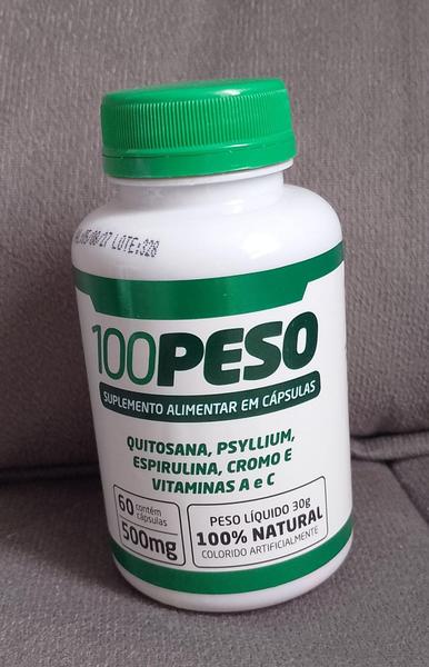 Imagem de Quitosana, psyllium, espirulina, cromo e vitaminas A  e  C