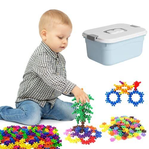 Imagem de Qzgyoool 400PCS STEM Brinquedos de construção para crianças, intertravamento 