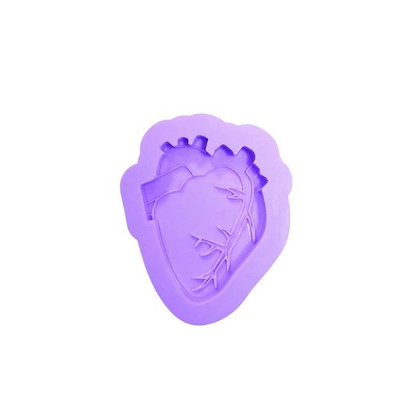 Imagem de R294 Molde de silicone coração real resina decoração
