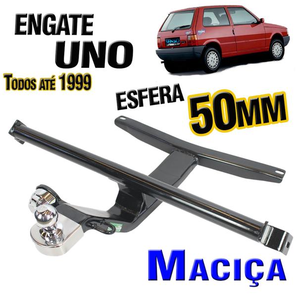 Imagem de Rabicho Reboque Engate Para Carretinha Uno 1988 89 1990 91 1992 93 1994 95 1996 1997 1998 1999