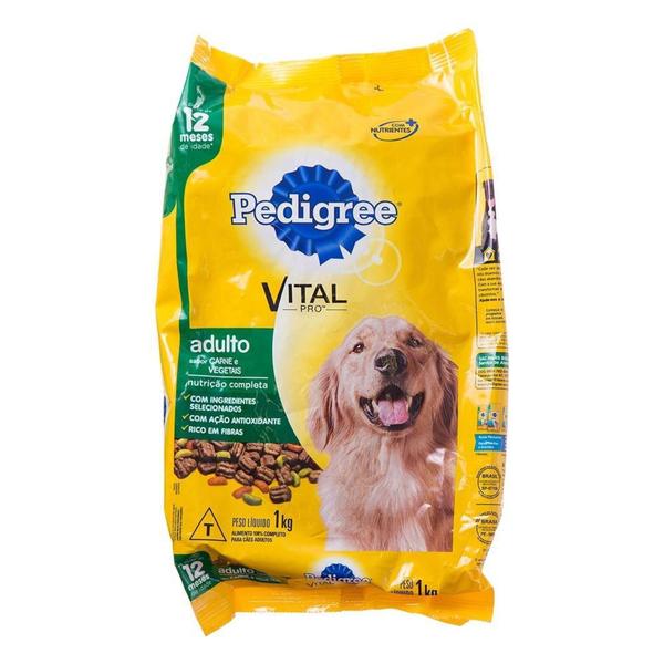 Imagem de Ração Adulto Pedigree Vital Pro Carne E Vegetais 1Kg