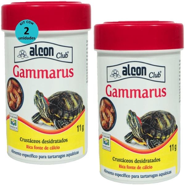 Imagem de Ração Alcon Club Gammarus 11g Para Tartarugas Aquáticas Kit Com 2