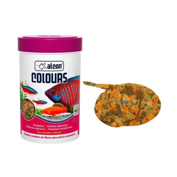 Ração Alcon Colours Para Peixes 50G Imagem de Ração Alcon Colours Para Peixes 50G