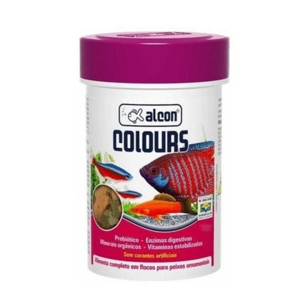 Ração Alcon Colours Para Peixes 50G Imagem de Ração Alcon Colours Para Peixes 50G