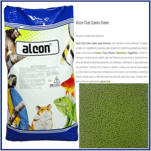 Imagem de Ração Alcon Eco Club Curió 5kg + Ração Alcon Club Coleiro 5kg