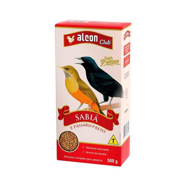 Ração Alcon Sabiás Pássaro Preto - 500g - Alcon Pet Imagem de Ração Alcon Sabiás Pássaro Preto - 500g