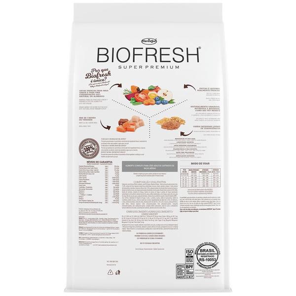 Ração Biofresh Cães Castrados Raças Médias 10,1Kg - Hercosul Imagem de Ração Biofresh Cães Castrados Raças Médias 10,1Kg