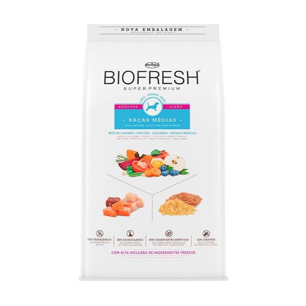 Ração Biofresh Light para Cães de Raças Médias - 10,1kg Imagem de Ração Biofresh Light para Cães de Raças Médias - 10,1kg