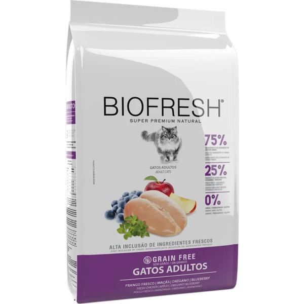 Ração BioFresh Super Premium 7,5Kg Frango Para Gatos Adultos - HercoSul Imagem de Ração BioFresh Super Premium 7,5Kg Frango Para Gatos Adultos