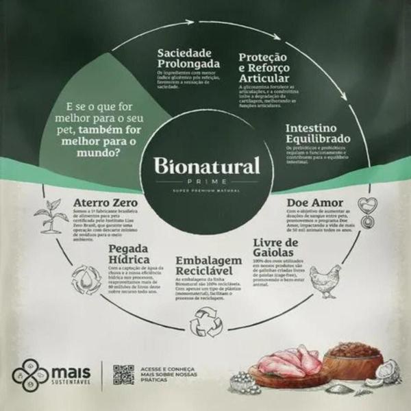 Imagem de Ração Bionatural Prime 10,1Kg Frango Cães Pequenos Junior