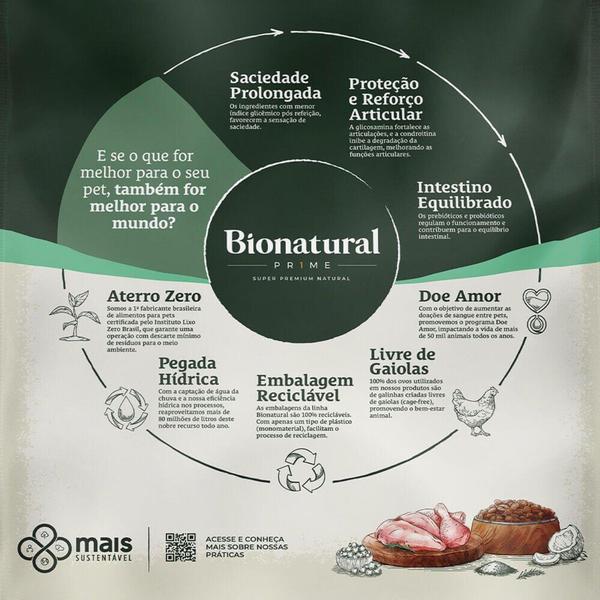 Imagem de Ração Bionatural Prime Cães de Raças Pequenas Adultos Frango 15kg - MANFRIM