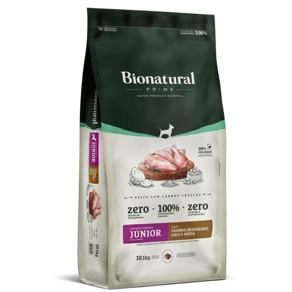 Imagem de Ração Bionatural Prime Cães de Raças Pequenas Júnior Frango 10,1kg