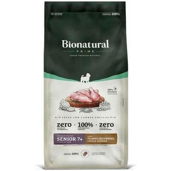 Imagem de Ração Bionatural Prime Sênior Raças Pequenas Sabor Frango e Arroz - MANFRIM 10,1KG