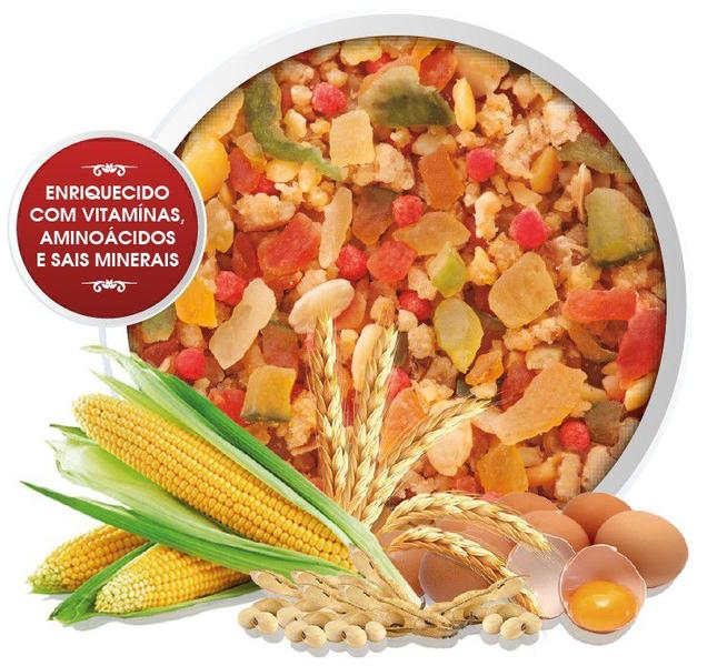 Imagem de Ração Biotron Cc Fruta Mix Frutas Desidratadas Pássaros 5kg