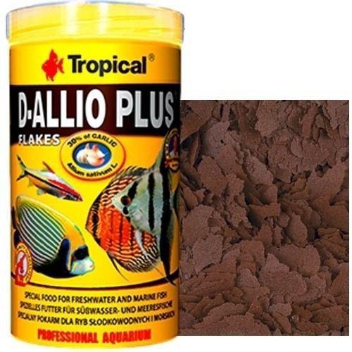 Imagem de Ração D-allio Plus Flakes Tropical 20g D Allio Flocos