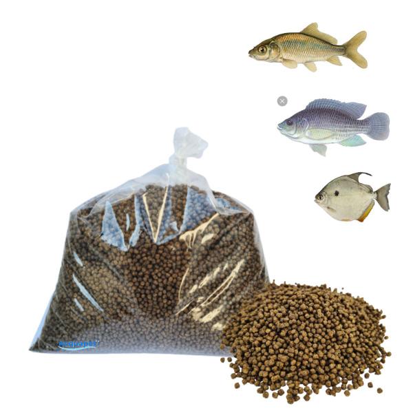 Imagem de Ração Fina Peixe Carpa, Tilápia Engorda/Crescimento Polinutri 500g