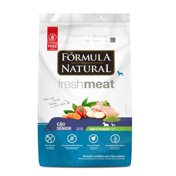 Imagem de Ração Fórmula Natural Cães Fresh Meat Sênior Raças Mini e Pequenas 7kg