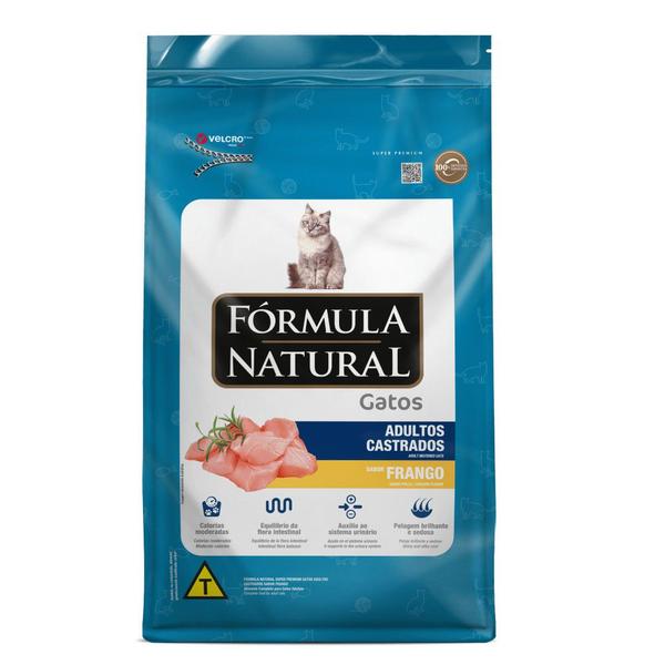 Imagem de Ração Fórmula Natural Gato Adulto Castrado Sabor Frango 7kg