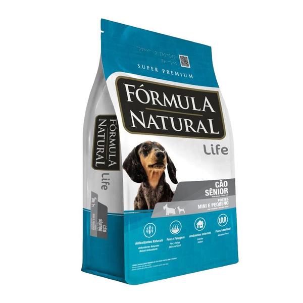 Ração Fórmula Natural Life Cães Sênior Pequeno 1 Kg - FORMULA NATURAL Imagem de Ração Fórmula Natural Life Cães Sênior Pequeno 1 Kg