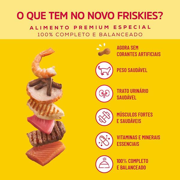 Imagem de Ração Friskies Para Gatos Adultos Castrados Megamix 3kg