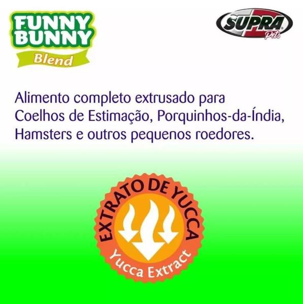 Imagem de Ração Funny Bunny Blend Coelho Hamsters Roedores 500g