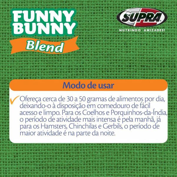 Imagem de Ração Funny Bunny Blend Coelhos Hamsters E Chinchilas 500g