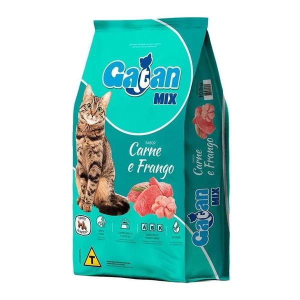 Imagem de Ração Gatan Mix Para Gatos Adultos Sabor Carne E Frango 20Kg