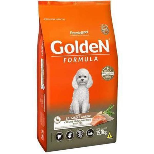 Imagem de Ração golden formula cães adulto salmão/arroz raças pequenas 15kg - PREMIER