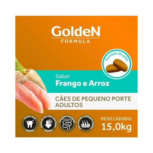 Imagem de Ração Golden Fórmula Mini Bits Sabor Frango 15kg - Cães de Porte Pequeno Adultos